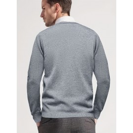 Men'S Plus Size V-Neck Sweater - Beige Casual Knit Sweater, Medium Stretch Fall/Winter Sweater for Everyday & Formal Outfits - Non-Bulky Layering Essential for Big & Tall Men, Winter Wardrobe, Classic Knitwear, Comfortable Fit, Versatile Top, Winter Clothing, Fall Fashion, Stylish Knitwear, Breathable Material, Knit Top, Big And Tall Men, PLUS SIZE, plus size clothes, Winter Outfits, Winter Clothing Collection, Plus Size Clothing | Casual Sweater | Stretchy Fabric