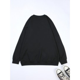 Men's Custom Sweater Personalized with Your Own Logo/Text/Design - Loose Fit Crew Neck Pullover, Machine Washable Winter Sweater for Weddings, Parties, Team Uniforms & Corporate Branding - Custom Logo Sweater for Events & Team Apparel (Men), PLUS