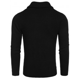 Men'S Shawl Collar Sweaters V-Neck Relaxed Fit Cable Pullovers, Plus Size