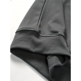 Men'S Heavyweight 12.35oz Personalized Sweater - Custom Text/Logo Printing, Loose Fit Crew Neck Long Sleeve, Soft Comfortable Casual & Formal Wear, Custom T-Shirt Design with Your Own Pattern, Ideal for Corporate Gifts, Events & Everyday Use - Durab