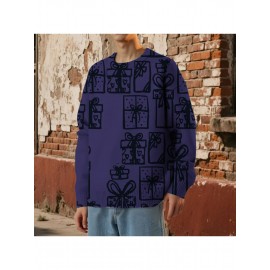 Men'S Winter Coat & T-Shirt - Long Sleeve Round Neck Thermal Base Layer, Olive Green with All-Over Print, Regular Fit Casual & Formal Wear, Warm Layering Top for Cold Weather, Versatile Everyday & Formal Outfits, Durable & Comfortable Men'S Fashion