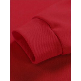 Men's Bird Logo Print Crew Neck Sweatshirt - White Bird Logo on Dark Blue, Casual Long Sleeve Pullover, Minimalist Sweater for Gym, Office & Casual Attire, Versatile Sportswear & Smart-Casual Outfit Essential, PLUS SIZE