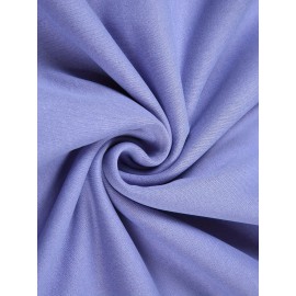 Men's Christmas Tree Print Sweatshirt - Long Sleeve Crew Neck Casual Pullover with Merry Christmas Lettering & Snowflake Design, Purple Red/Green Holiday Sweater for Spring/Autumn, Festive Winter Party Outfit, PLUS SIZE