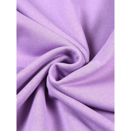 Men's Christmas Tree Print Sweatshirt - Long Sleeve Crew Neck Casual Pullover with Merry Christmas Lettering & Snowflake Design, Purple Red/Green Holiday Sweater for Spring/Autumn, Festive Winter Party Outfit, PLUS SIZE