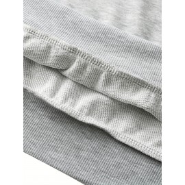 Men'S Plus Size Hoodie - Navy Pullover Sweatshirt, Regular Fit Long Sleeve Hooded Sweater for Everyday & Formal Wear, Soft Knit Fabric with Slight Stretch - Big & Tall Friendly