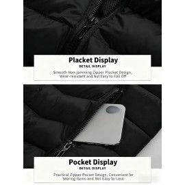 Men's Plus-size Heated Hooded Coat for Winter -25th District A Multi-zone Heating Jacket Suitable for Sports, Mountaineering, Skiing And Outdoor Activities, with Unisex Styles for Both Men And Women, PLUS SIZE, Cold Weather Gear, Sporty Design