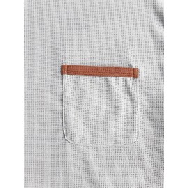 3pcs Men'S Plus Size Casual Short Sleeve T-Shirt Set, Essential Basic Tee - Breathable, Soft & Comfortable Waffle Fabric, Solid Color, Round Neck, Perfect for Casual Attire, PLUS SIZE, Men'S Set On, Men'S White Beach Set, Men'S Training Suit Set, Men'S Beach Set For Large Sizes