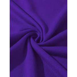 [Plus Size Crew Neck Tee] Men's Plus Size Crew Neck T-Shirts | Casual Polyester Knit Fabric with Slogan Print | Medium Stretch | Regular Fit | All-Season Adult Tops with Alphabet Pattern