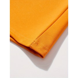 Men'S Plus Size Beige T-Shirt - 