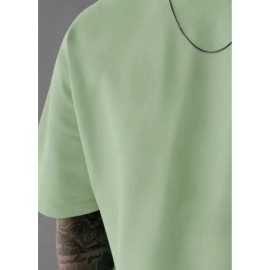 Men's Gothic Skull & Rose T-Shirt with Back Print - Oversized Streetwear Fit, Bold 