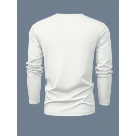 2pcs Men's Heavyweight 95% Polyester/5% Spandex Oversized Long Sleeve T-Shirt Set - Soft Stretch Round Neck Casual Layering Shirts in Green & Grey, Solid Color Winter Warmth, Comfortable Casual Attire, Plus Size Available (Machine Washable) - Ideal for Fall & Winter Layering Essentials (Casual & Formal Outfits) - Versatile Matching Outfits for Men, Relaxed Fit, Durable & Easy Care, Long Sleeve T Shirts for Men, Mens Plus Size T Shirt, Printed T Shirts for Men, PLUS SIZE