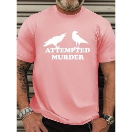 Plus Size Men'S Casual Crew Neck 